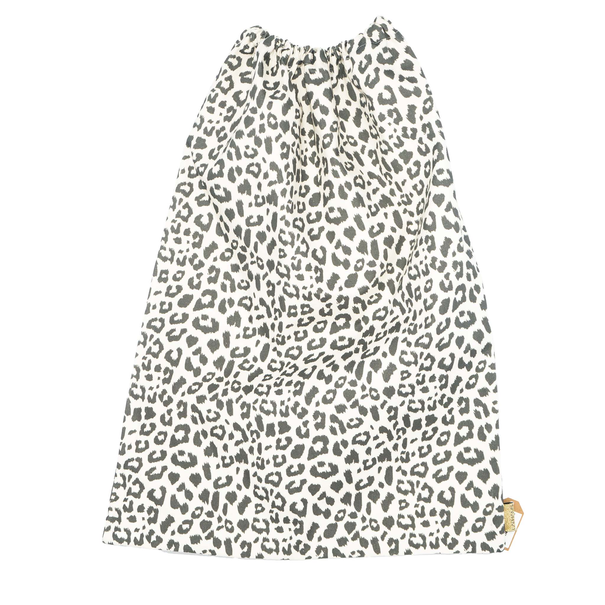 LEOPARD SACK - GREY