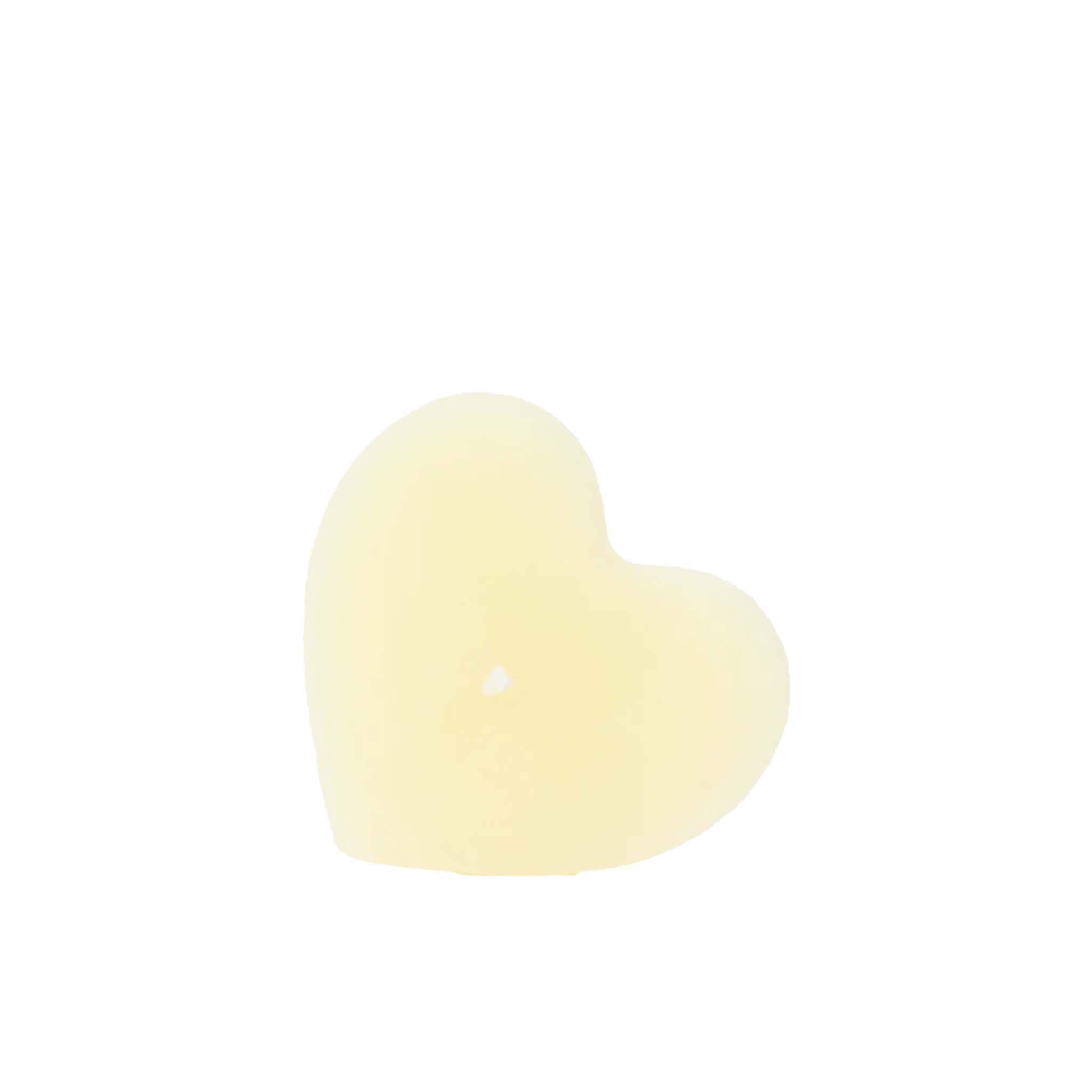 UNSCENTED HEART CANDLE