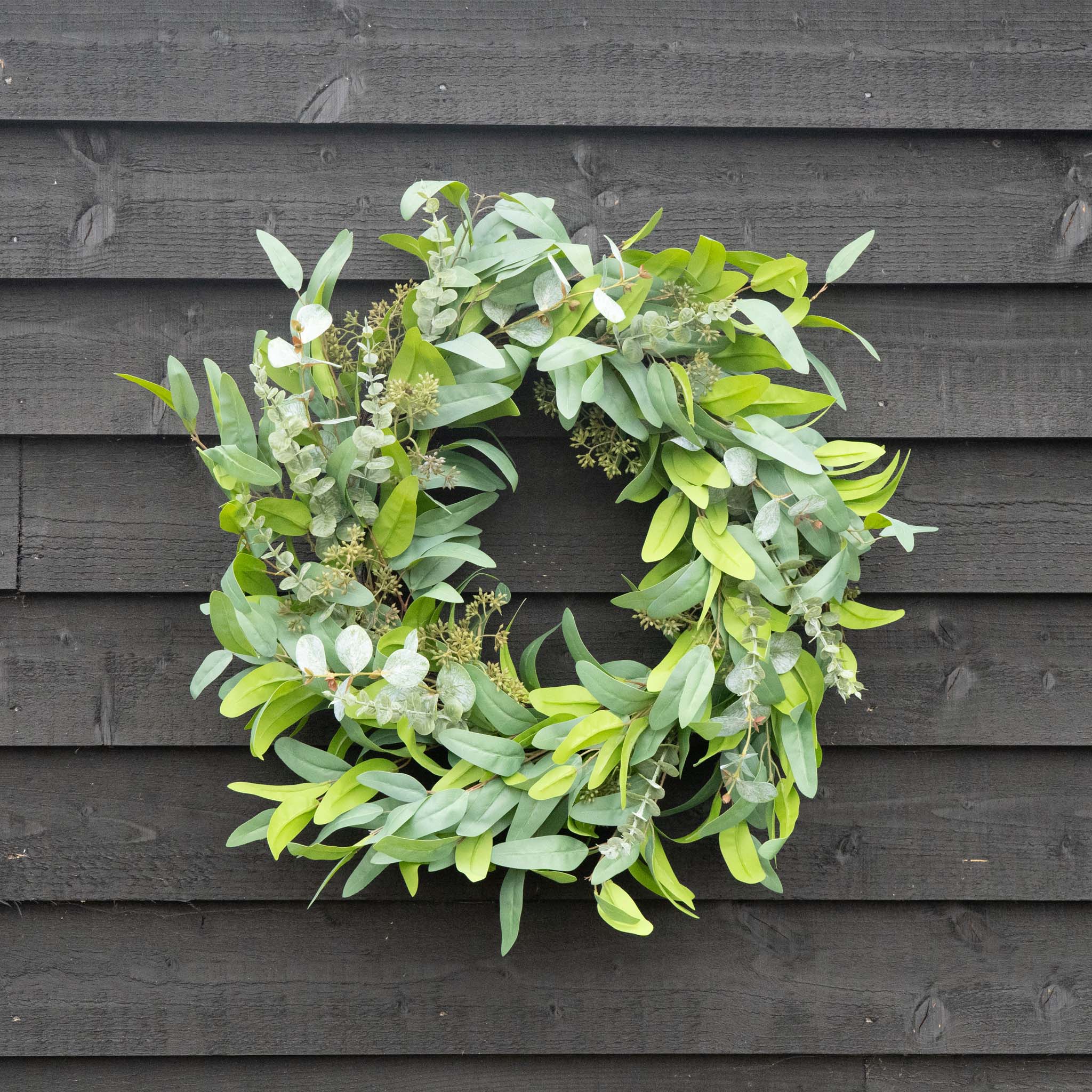 MIXED FOLIAGE WREATH